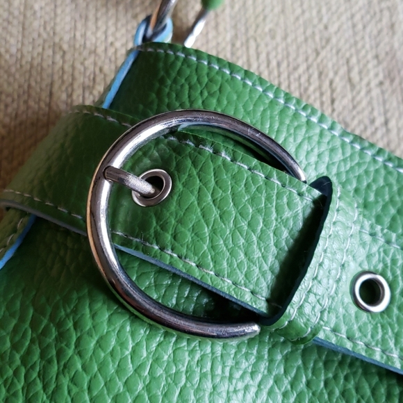 Lime Green & Blue MSC Main Street Collection Purse - Picture 2 of 8